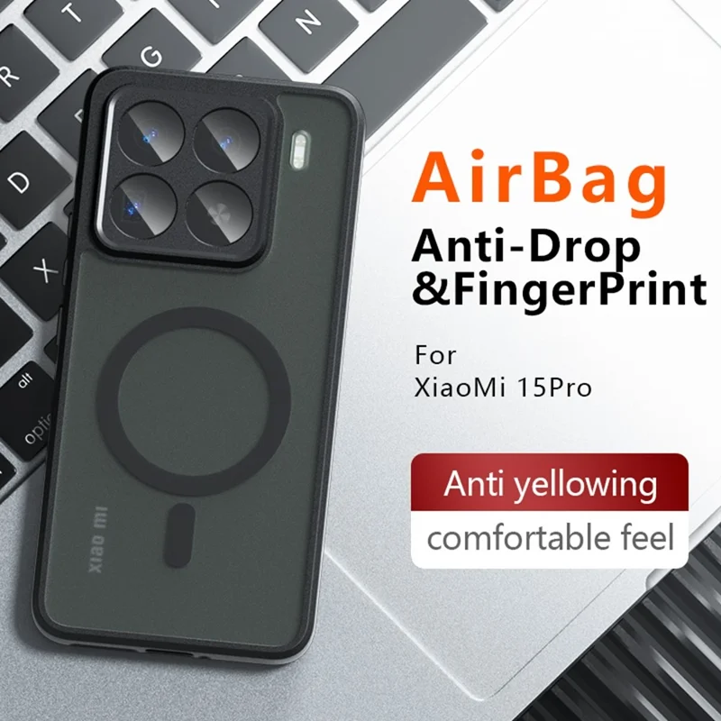 Für Xiaomi 15 Pro Hülle Kompatibel mit MagSafe TPU + PC Matte Soft-Touch Handyhülle