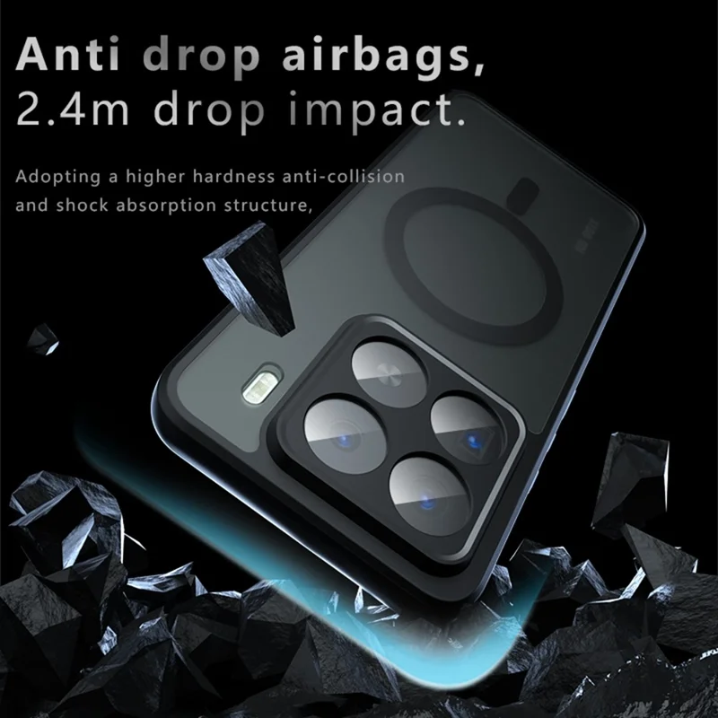 Für Xiaomi 15 Pro Hülle Kompatibel mit MagSafe TPU + PC Matte Soft-Touch Handyhülle