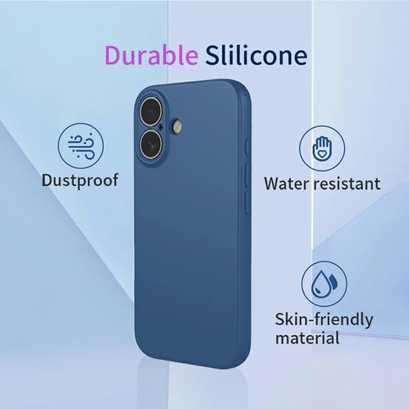Handyhülle für iPhone 17 - Weiche TPU Stoßfeste Schutzhülle - Blau