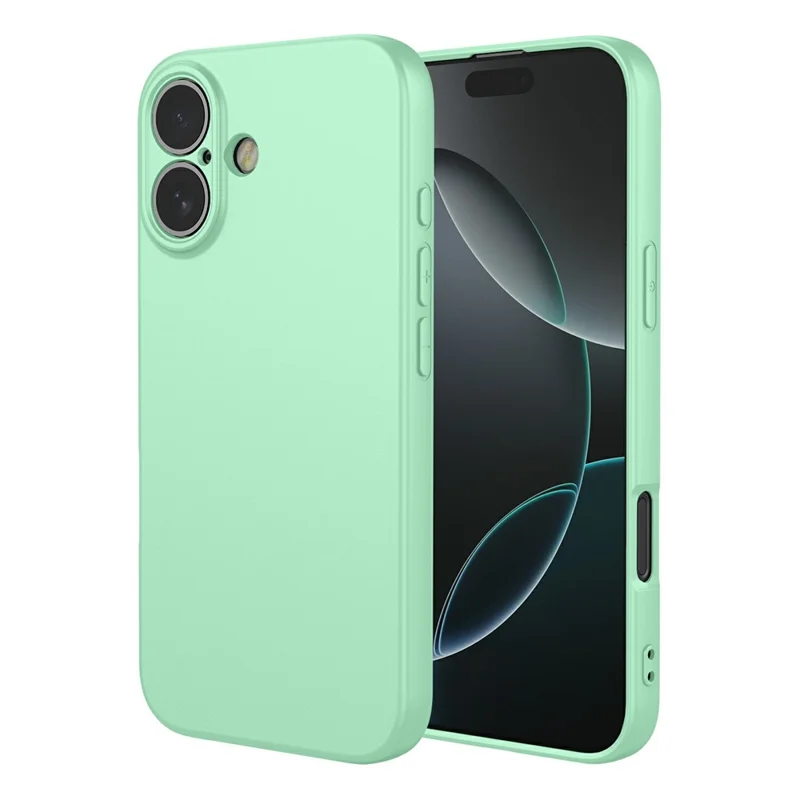 For iPhone 17 Case Soft TPU Shockproof Protective Phone Cover - Matcha Green