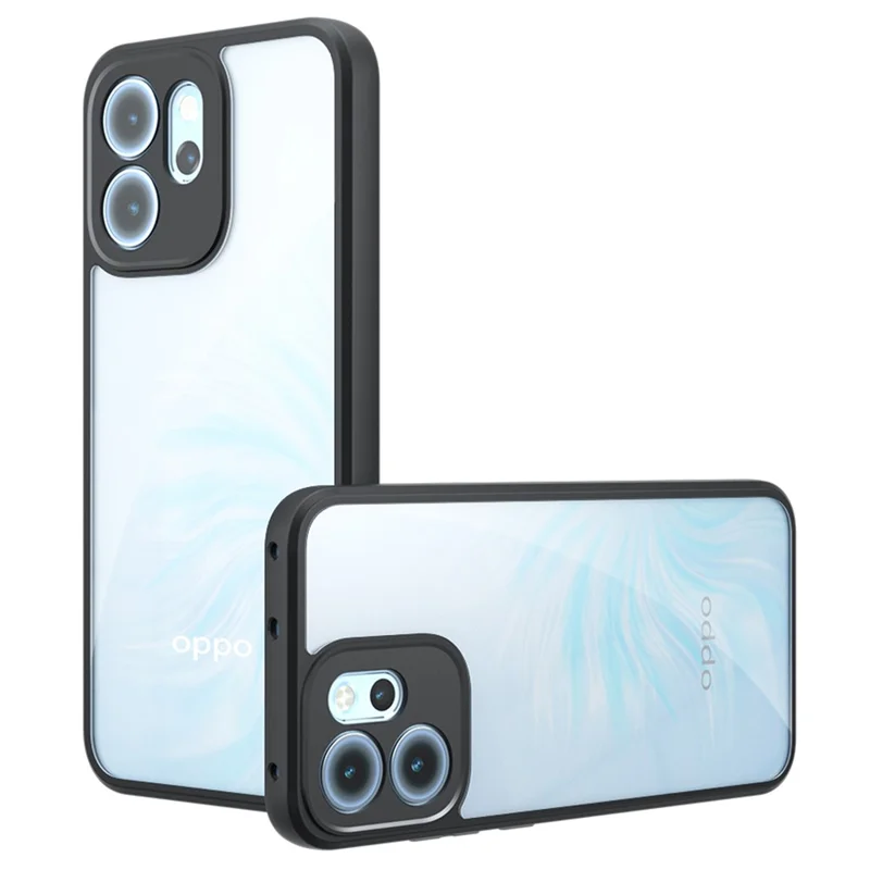 For Oppo Reno14 F 5G Case TPU + PC Shockproof Clear Phone Cover