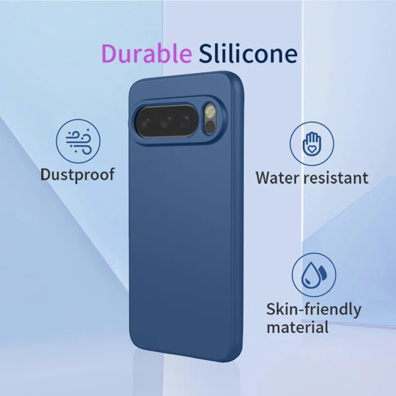 Pour étui Google Pixel 10 / Pixel 10 Pro Coque de téléphone protectrice antichoc en TPU souple - Bleu