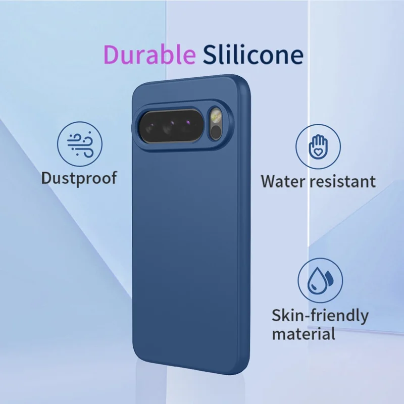 Étui Google Pixel 10 Pro XL Coque de téléphone protectrice antichoc en TPU souple - Bleu