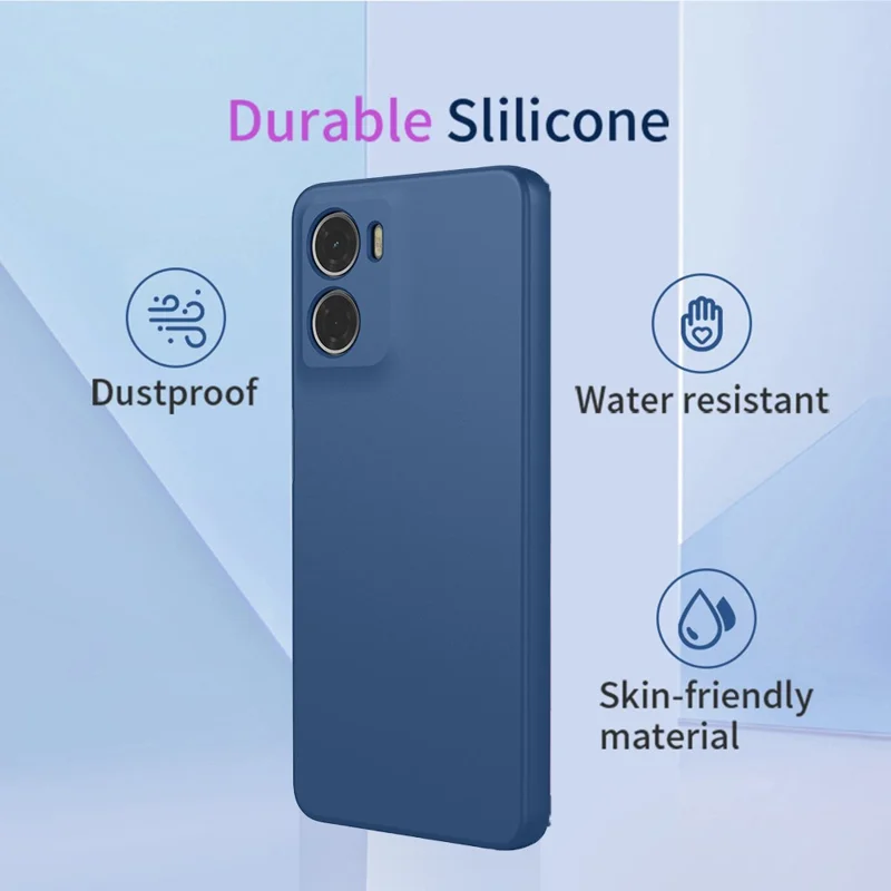 Чехол для Motorola Moto G05 4G / E15 4G - мягкий TPU противоударный защитный чехол - Синий