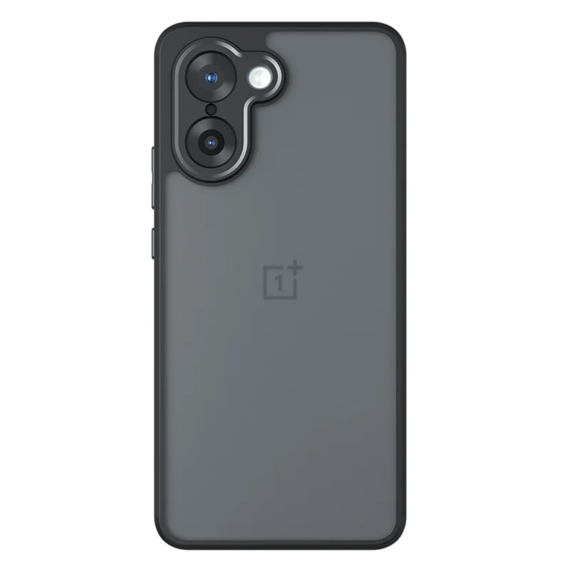 Für OnePlus Ace 5 Racing 5G / Nord CE5 5G Hülle Skin-Touch TPU + PC Matte Handyhülle, Transparent Schwarz