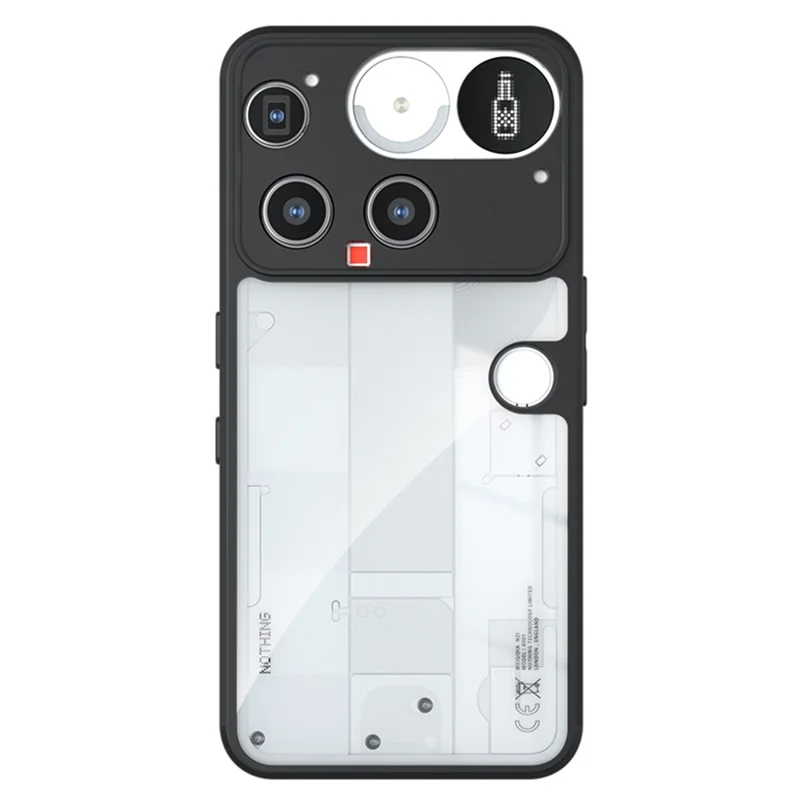 For Nothing Phone (3) 5G Case TPU + PC Shockproof Clear Phone Cover