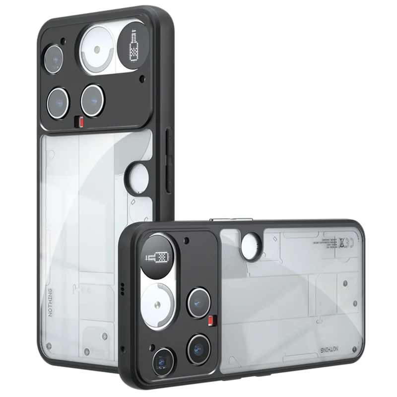 For Nothing Phone (3) 5G Case TPU + PC Shockproof Clear Phone Cover