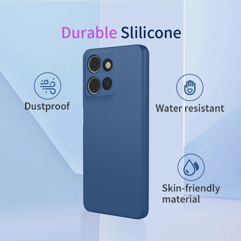 Für Motorola Moto G Power 5G Hülle Weiche TPU stoßfeste Schutzhülle - Blau