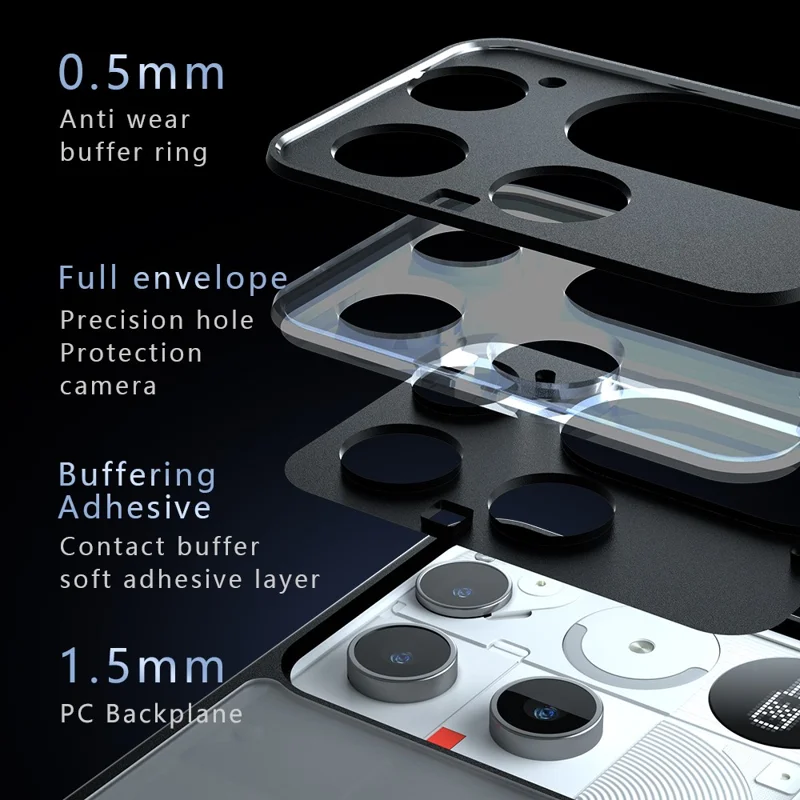 Cover per Nothing Phone (3) 5G Compatibile con MagSafe, Cover per Telefono in TPU + PC Opaco con Effetto Soft-Touch