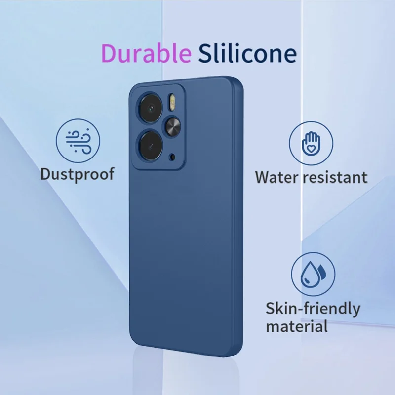 For Realme 14 5G  /  14T 5G Case Soft TPU Shockproof Protective Phone Cover - Blue