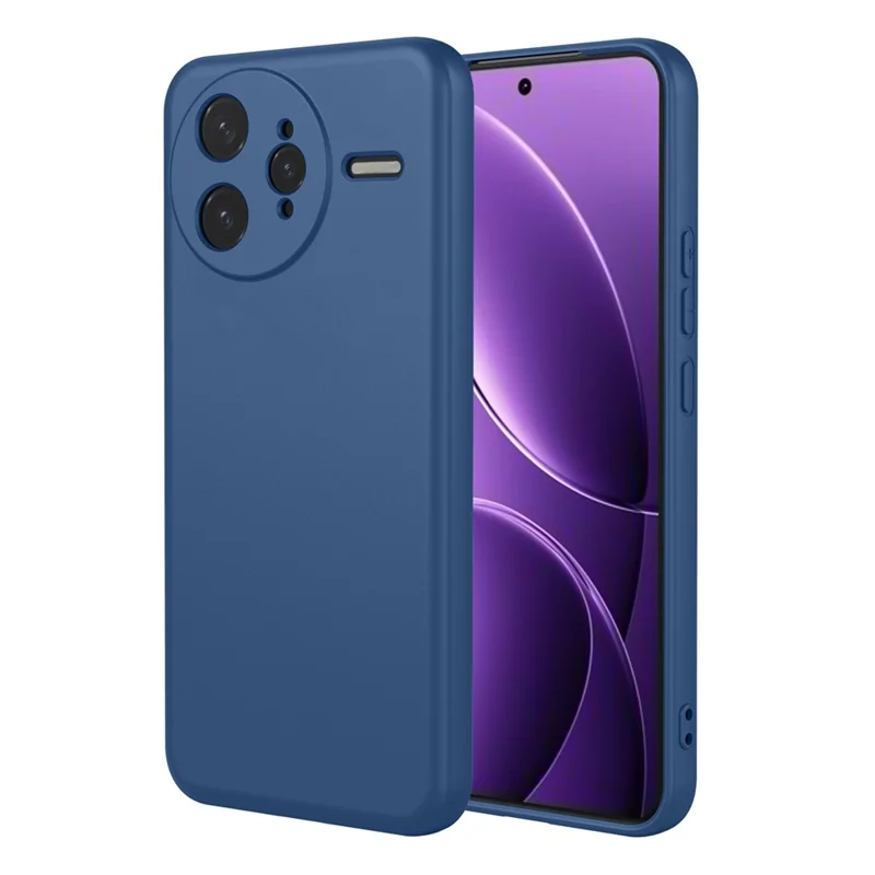 Чехол для Xiaomi Redmi K80 Pro 5G / Poco F7 Ultra 5G - Мягкий TPU противоударный защитный чехол - Синий