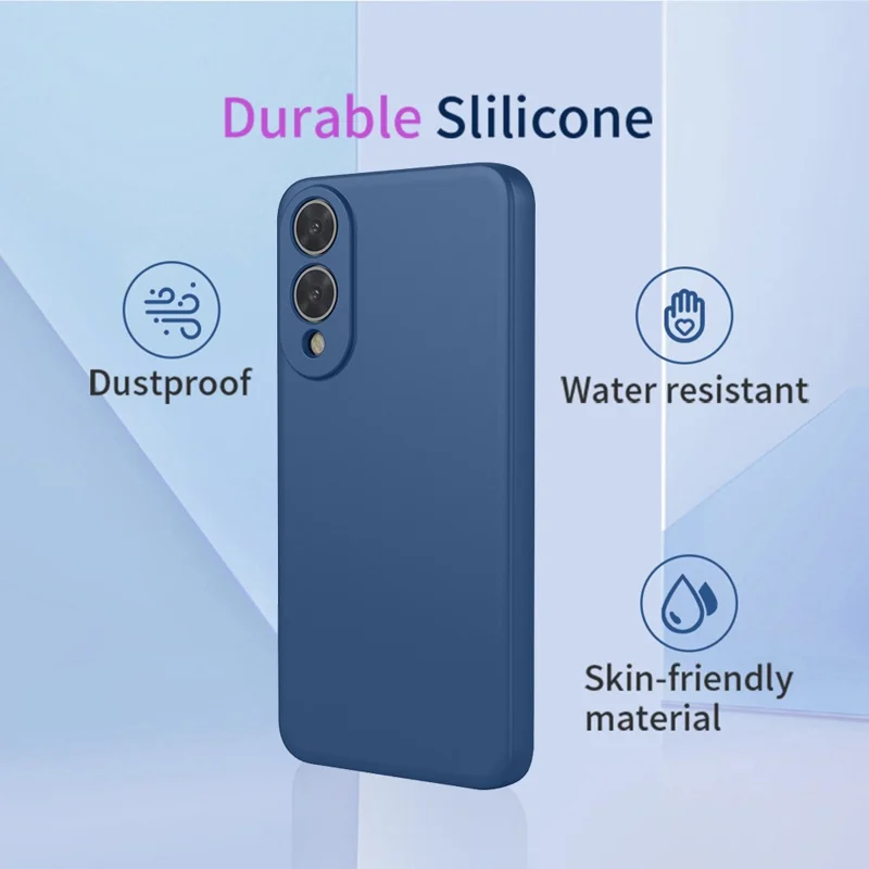Capa para Samsung Galaxy S25 Edge Macio TPU à Prova de Choque Capa Protetora para Celular - Azul