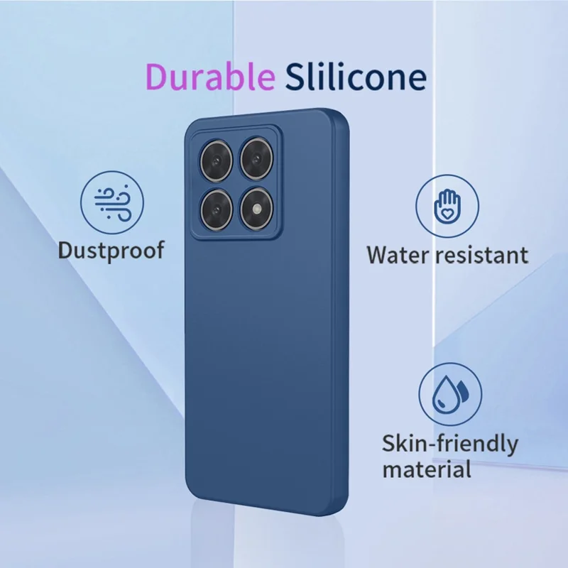 For Xiaomi 14T Case Soft TPU Shockproof Protective Phone Cover - Blue