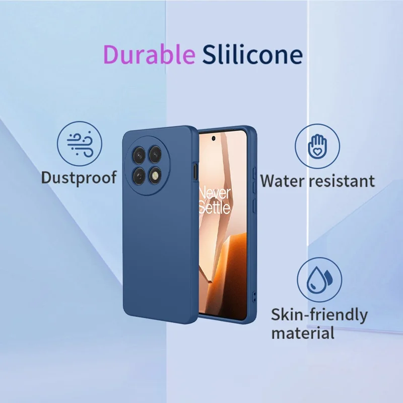 For OnePlus 13R 5G Case Soft TPU Shockproof Protective Phone Cover - Blue