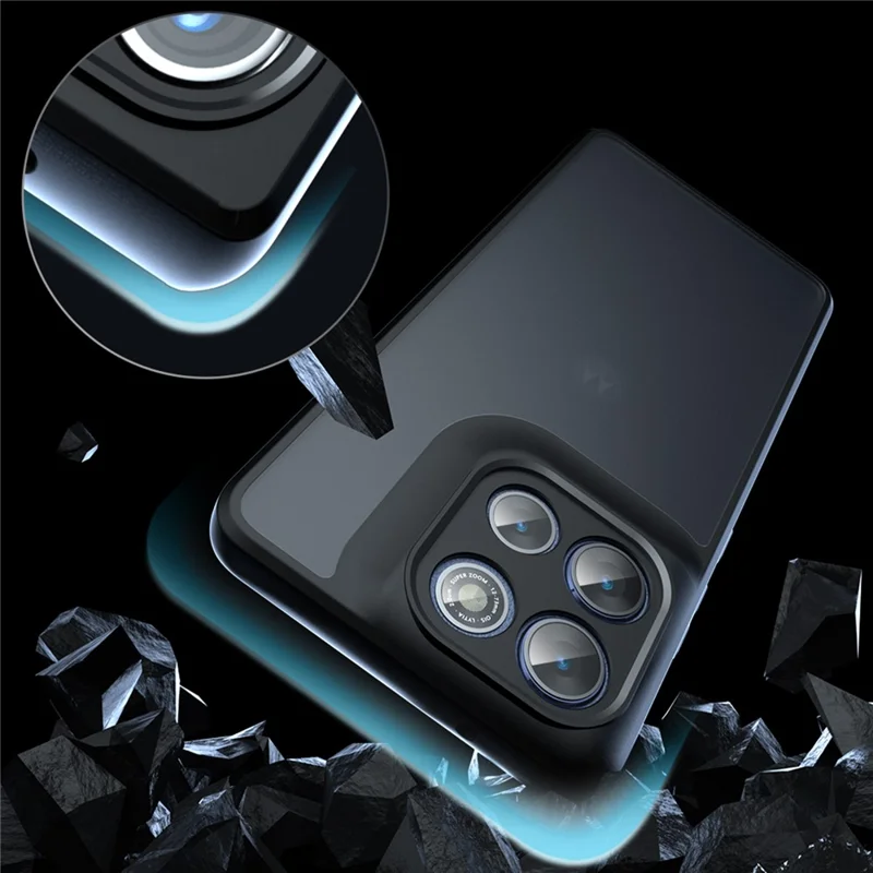 Voor Motorola Moto G86 5G / G86 Power 5G hoesje TPU + PC schokbestendig transparant telefoonhoesje