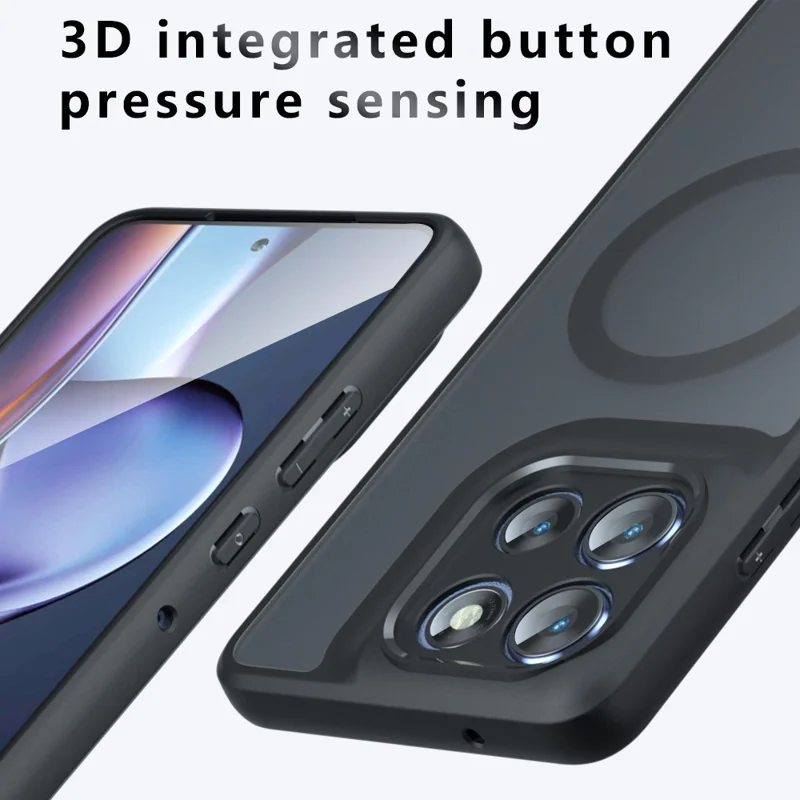 Für Motorola Moto G86 5G / G86 Power 5G Hülle, kompatibel mit MagSafe, TPU + PC Matte Soft-Touch Handyhülle
