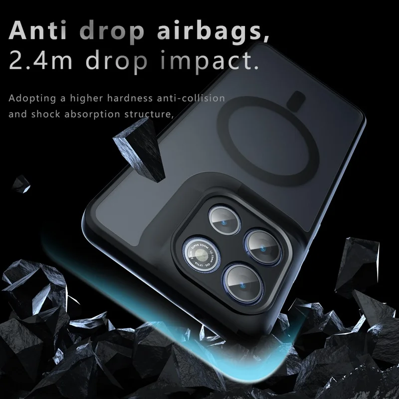 Für Motorola Moto G86 5G / G86 Power 5G Hülle, kompatibel mit MagSafe, TPU + PC Matte Soft-Touch Handyhülle