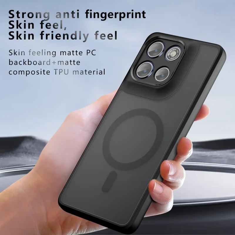 Für Motorola Moto G86 5G / G86 Power 5G Hülle, kompatibel mit MagSafe, TPU + PC Matte Soft-Touch Handyhülle