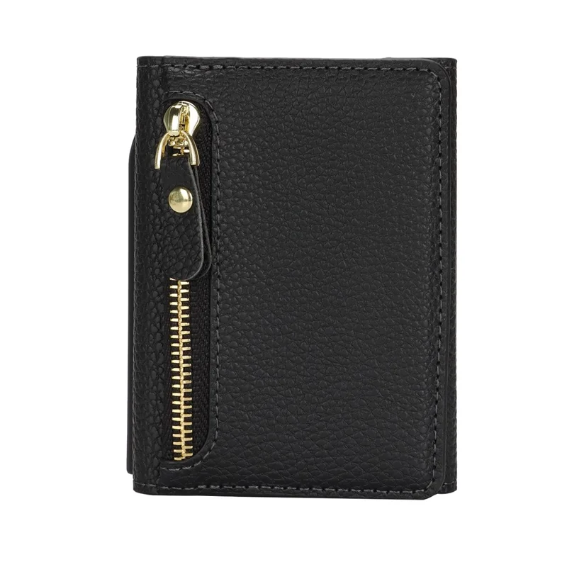 Étui pour Samsung Galaxy Z Flip5 5G avec Porte-Cartes, Support, Texture de Cuir Grainé, Housse de Téléphone en PU et TPU avec Lanière Longue - Noir