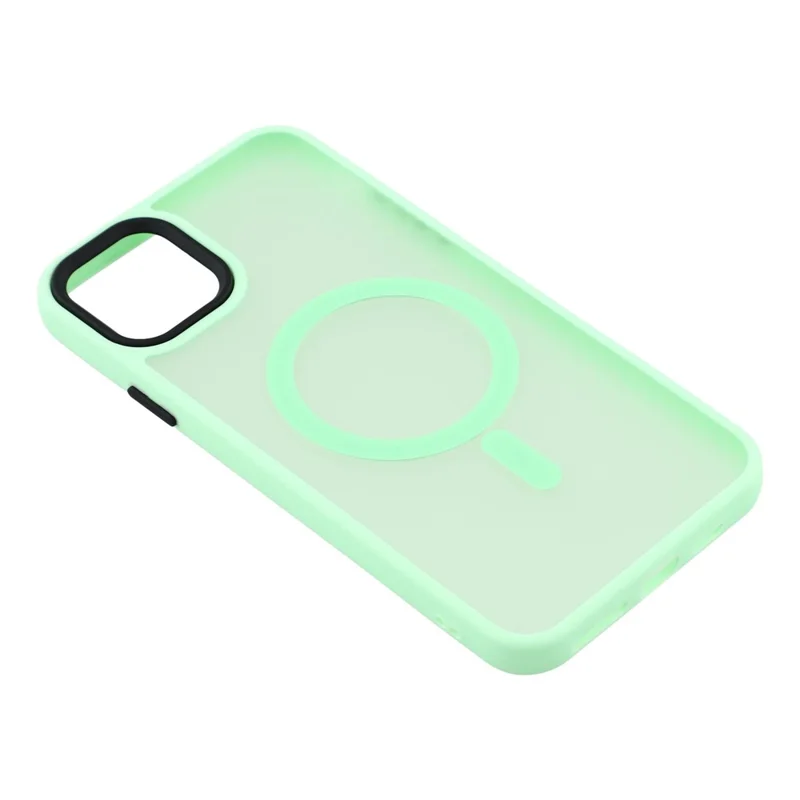 For iPhone 11 Pro Case Compatible with MagSafe Skin-Touch PC + TPU Phone Cover - Mint Green