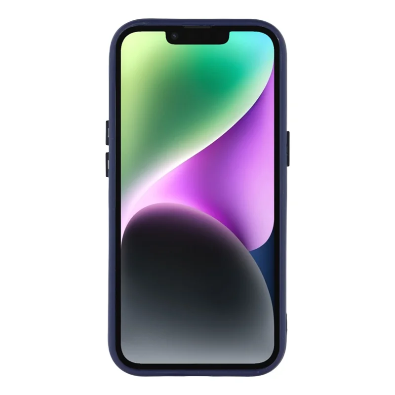 Étui pour iPhone 14 Plus Compatible avec MagSafe Coque de Téléphone PC + TPU au Toucher Doux - Bleu Marine