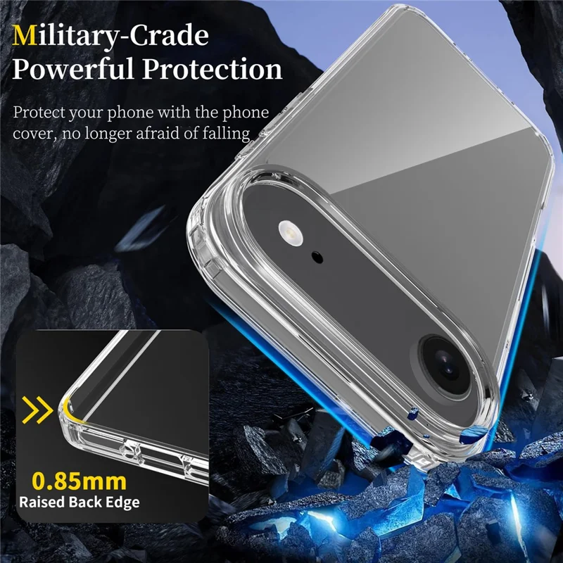 Чехол Air Case для iPhone 17 из ТПУ и акрила с защитой от царапин - Прозрачный