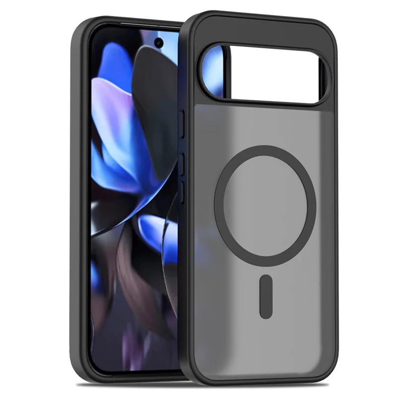 Étui Google Pixel 10 Pro XL Compatible avec MagSafe Cadre TPU Dos Transparent Rigide Tactile - Noir