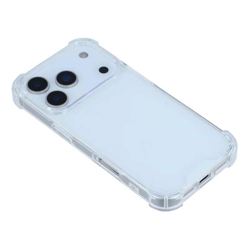Capa para iPhone 17 Pro Max com Cantos Reforçados, Estrutura de TPU + Parte Traseira em Acrílico