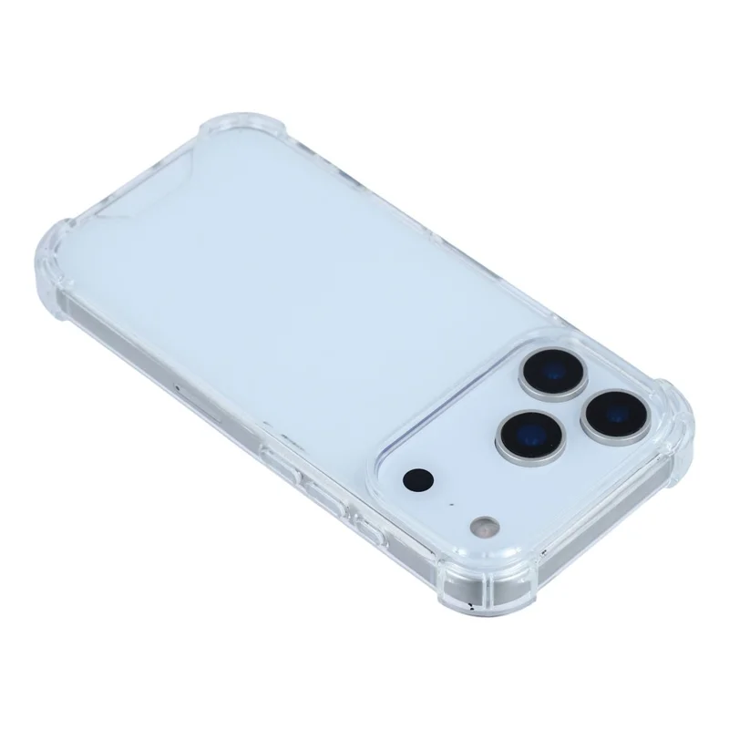 Capa para iPhone 17 Pro Max com Cantos Reforçados, Estrutura de TPU + Parte Traseira em Acrílico