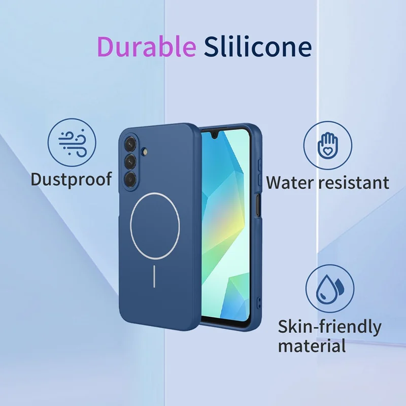 Bulk Purchasing For Samsung Galaxy A17 5G / A17 4G Magnetic Case Soft TPU Phone Back Cover - Blue