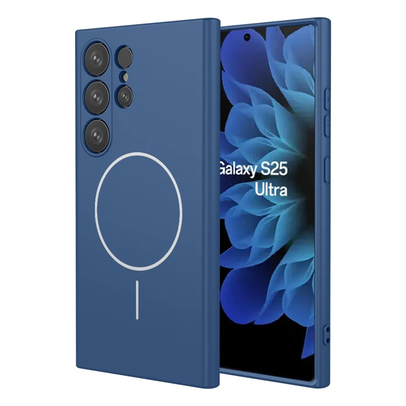 Bulk Purchasing For Samsung Galaxy S25 Ultra Magnetic Case Soft TPU Phone Back Cover - Blue