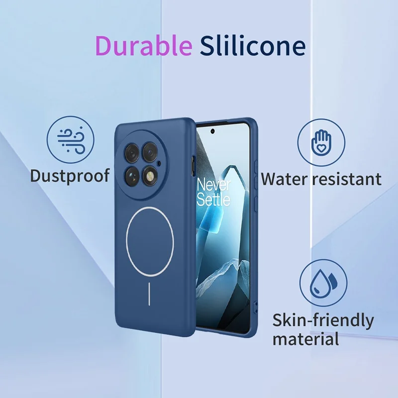 Bulk Purchasing For OnePlus 13 Magnetic Case Soft TPU Phone Back Cover - Blue