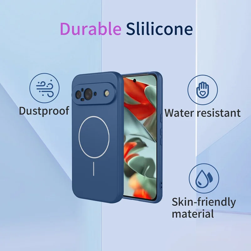 Bulk Purchasing For Google Pixel 9 Case Compatible with MagSafe Soft TPU Phone Back Cover - Blue