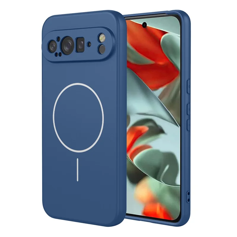 Compra em Atacado para Capa do Google Pixel 9 Pro XL Compatível com MagSafe, Capa Traseira de Telefone em TPU Macio - Azul