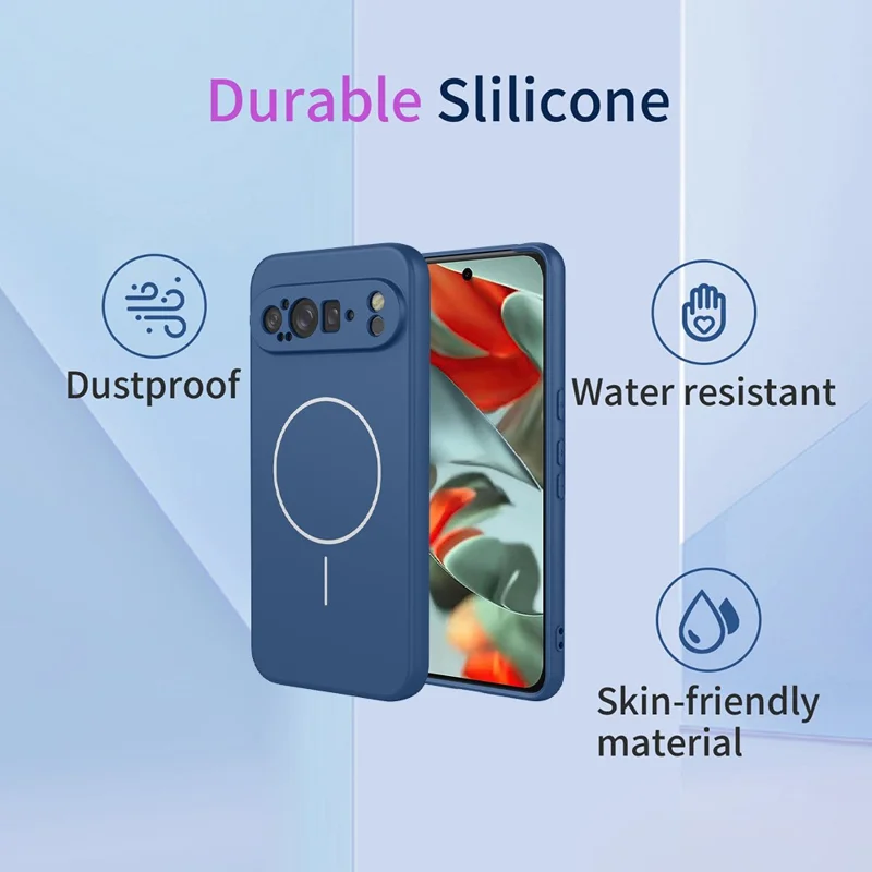 Compra a granel de Funda para Google Pixel 9 Pro XL Compatible con MagSafe, Carcasa Trasera de Teléfono de TPU Suave - Verde Verdoso