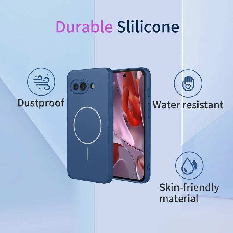 Bulk Purchasing For Google Pixel 9a Magnetic Case Soft TPU Phone Back Cover - Blue