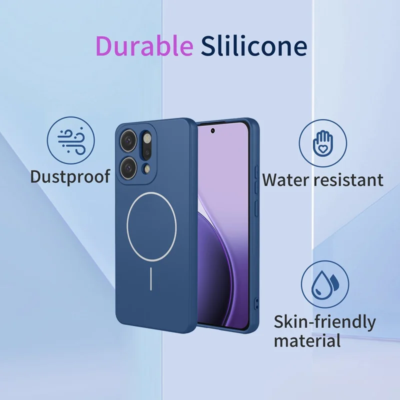 Bulk Purchasing For Oppo Reno14 Pro 5G (Global) Case Compatible with MagSafe Soft TPU Phone Back Cover - Blue