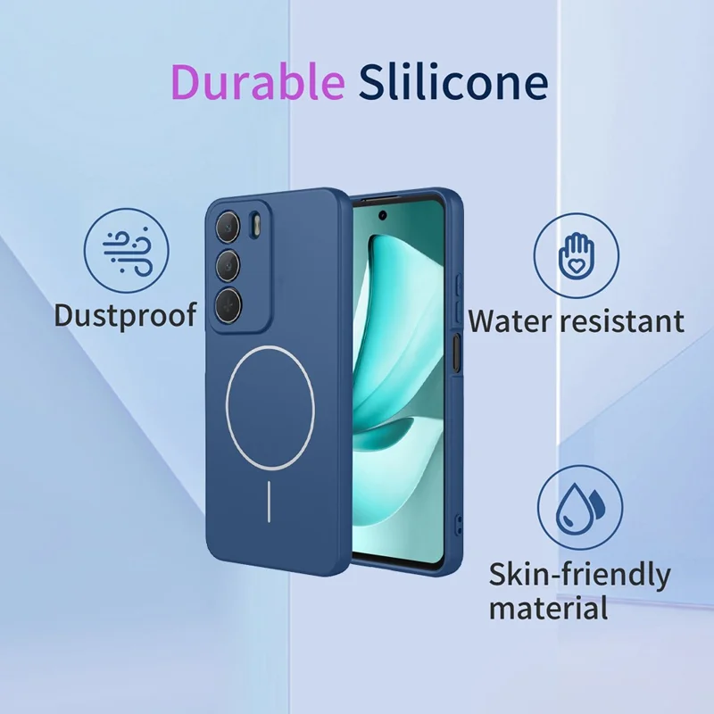 Bulk Purchasing For Realme C71 4G Magnetic Case Soft TPU Phone Back Cover - Blue