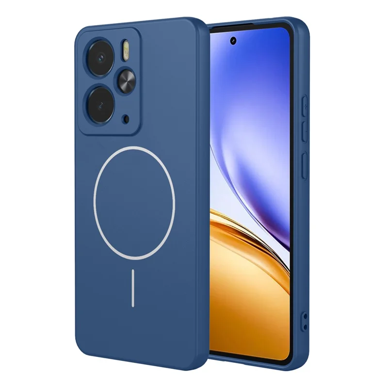 Bulk Purchasing For Realme 14 5G Magnetic Case Soft TPU Phone Back Cover - Blue