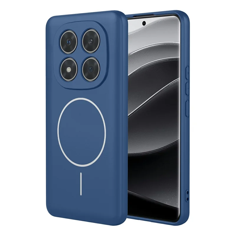Compra em Atacado para Capa Xiaomi Redmi Note 14 Pro+ 5G Compatível com MagSafe, Capa Traseira de Telefone em TPU Macio - Azul