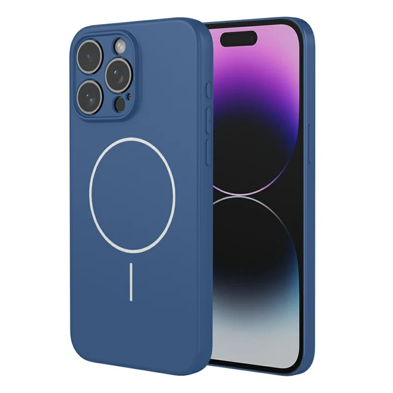 Bulk Purchasing For iPhone 15 Pro Case Compatible with MagSafe Soft TPU Phone Back Cover - Blue