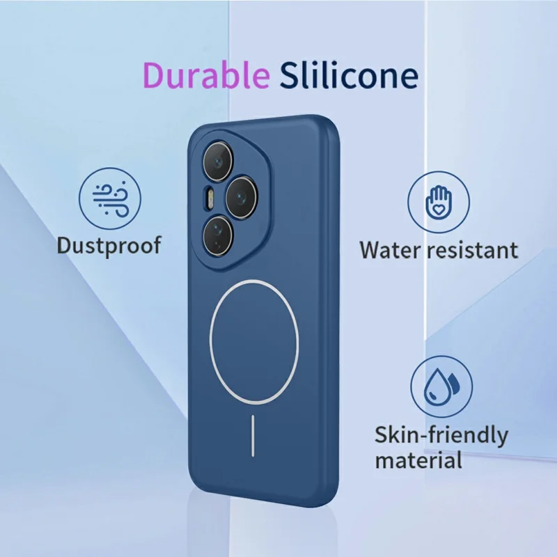 Bulk Purchasing For Honor 400 Pro 5G (Global) Magnetic Case Soft TPU Phone Back Cover - Blue