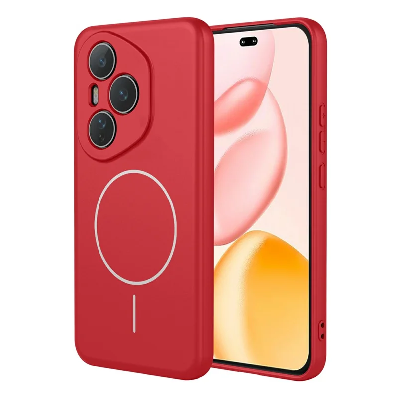 Bulk Purchasing For Honor 400 Pro 5G (Global) Magnetic Case Soft TPU Phone Back Cover - Red