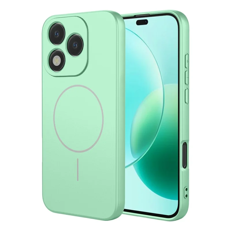 Bulk Purchasing For Honor 400 Lite 5G Magnetic Case Soft TPU Phone Back Cover - Matcha Green