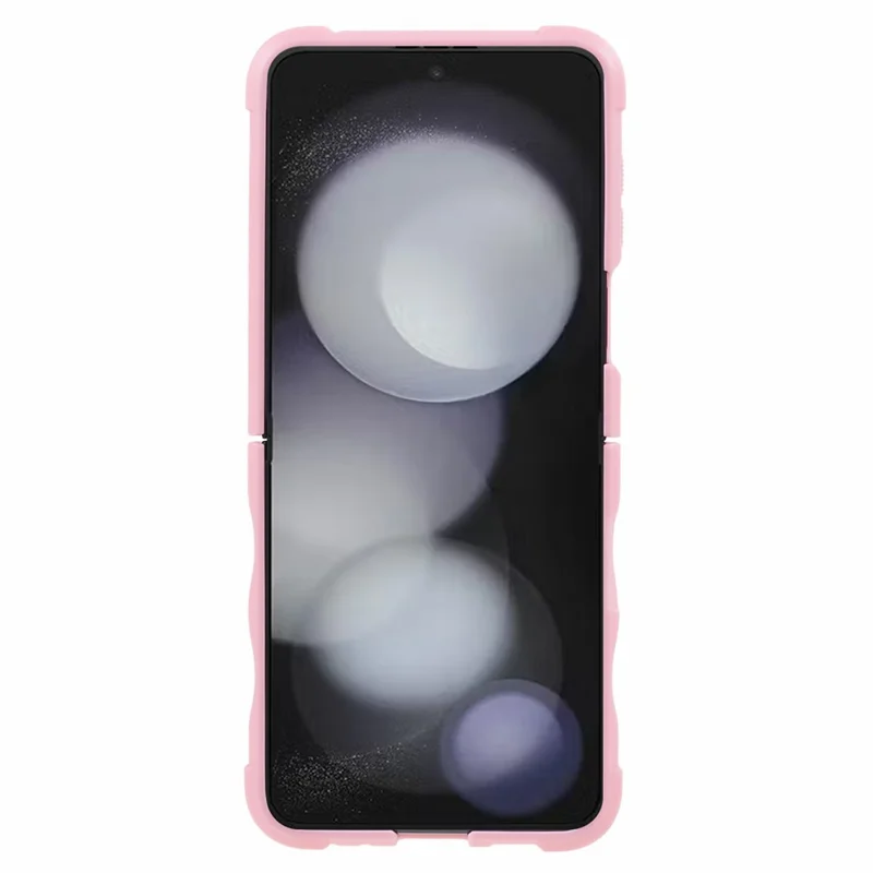 Cover per Samsung Galaxy Z Flip6 5G Custodia Ibrida Protezione Antiurto PC + TPU - Rosa