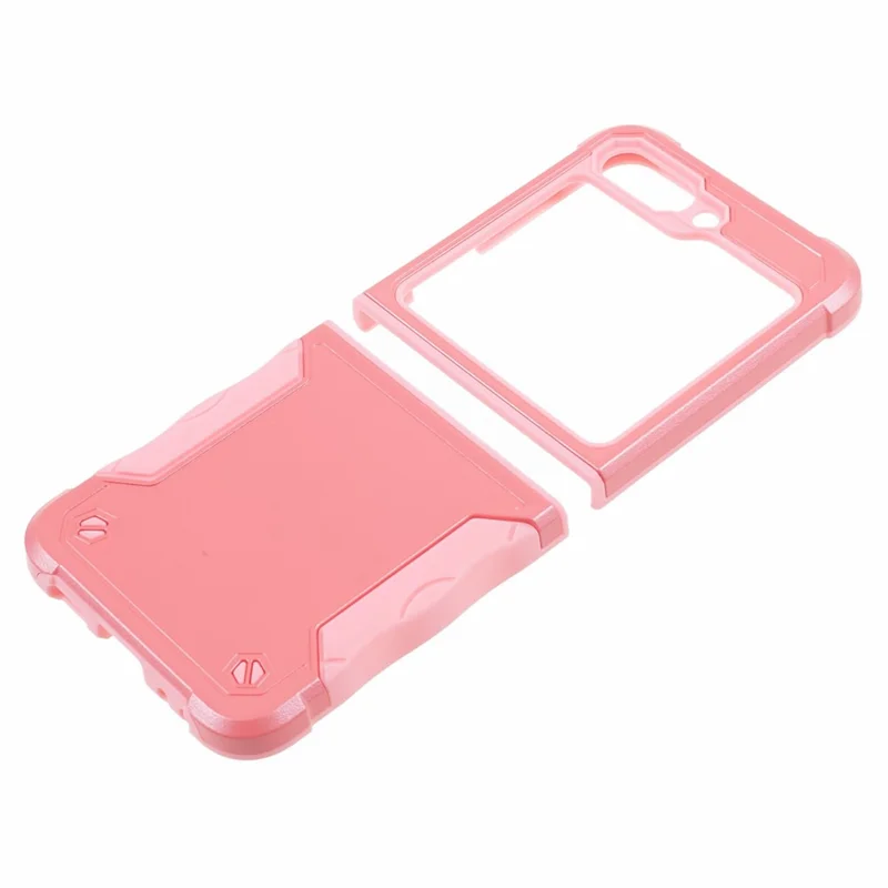 Cover per Samsung Galaxy Z Flip6 5G Custodia Ibrida Protezione Antiurto PC + TPU - Rosa