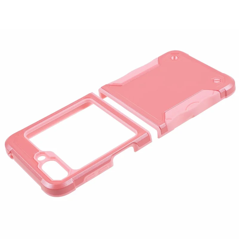 Cover per Samsung Galaxy Z Flip6 5G Custodia Ibrida Protezione Antiurto PC + TPU - Rosa