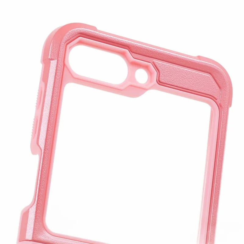 Cover per Samsung Galaxy Z Flip6 5G Custodia Ibrida Protezione Antiurto PC + TPU - Rosa