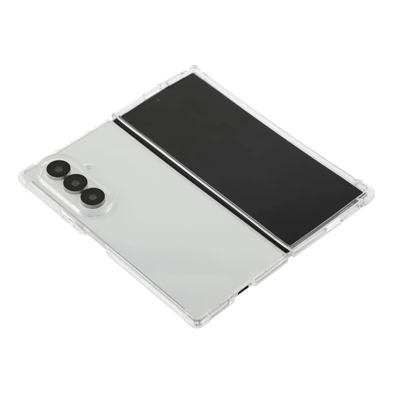 For Samsung Galaxy Z Fold7 5G Case Crystal Clear TPU Phone Cover with Reinforced Corner