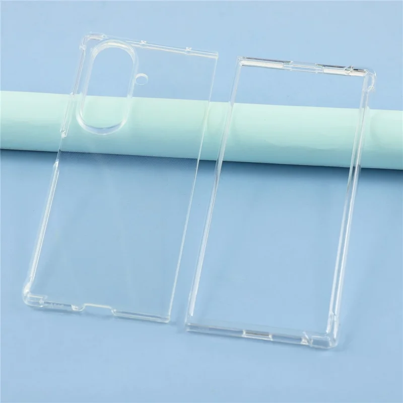 For Samsung Galaxy Z Fold7 5G Case Crystal Clear TPU Phone Cover with Reinforced Corner